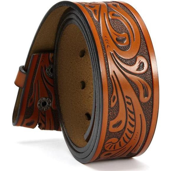 CHAOREN Western Belts without Buckle - Cowboy Belt 1.5\
